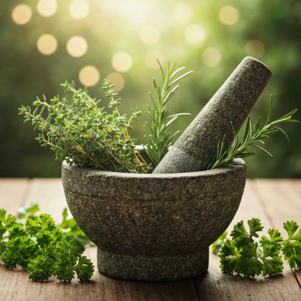 Historical depiction of natural ingredients use